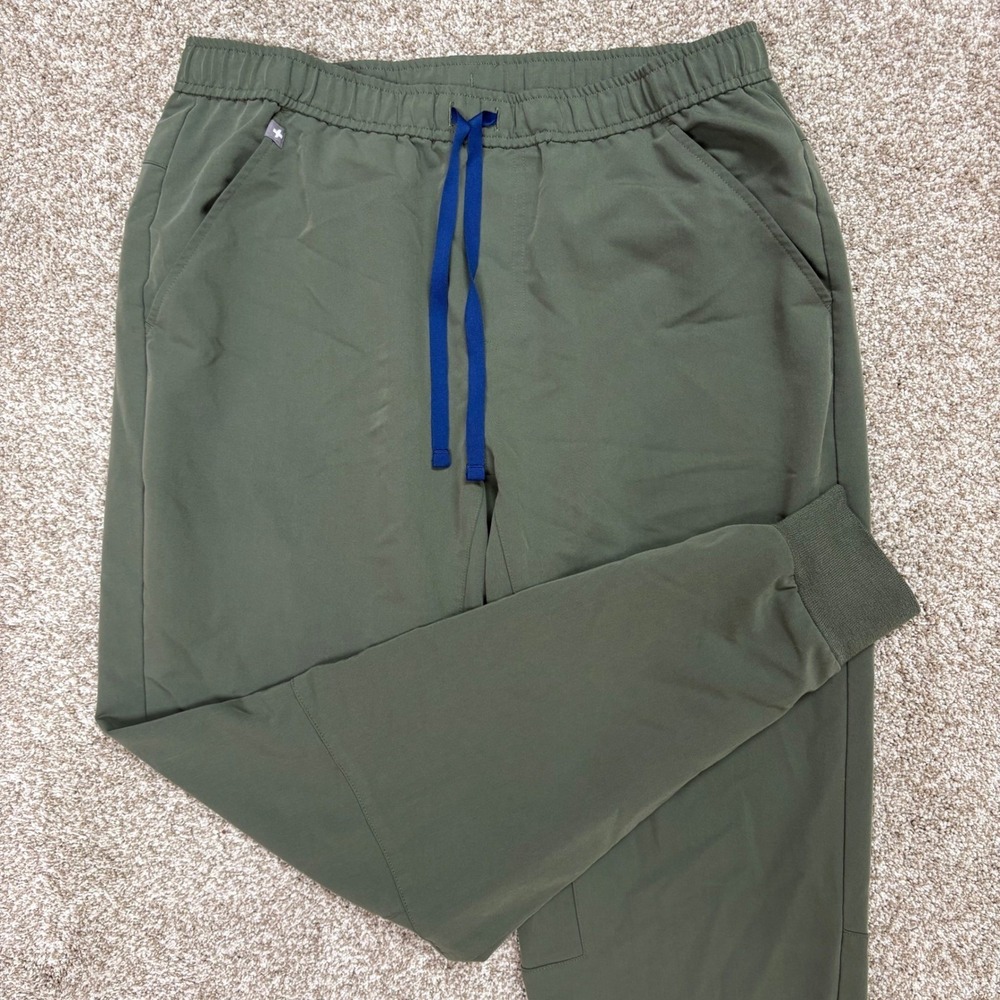 Figs Tansen Scrub Pants Mens Large Moss Green Jogger Technical Nurse Medical
